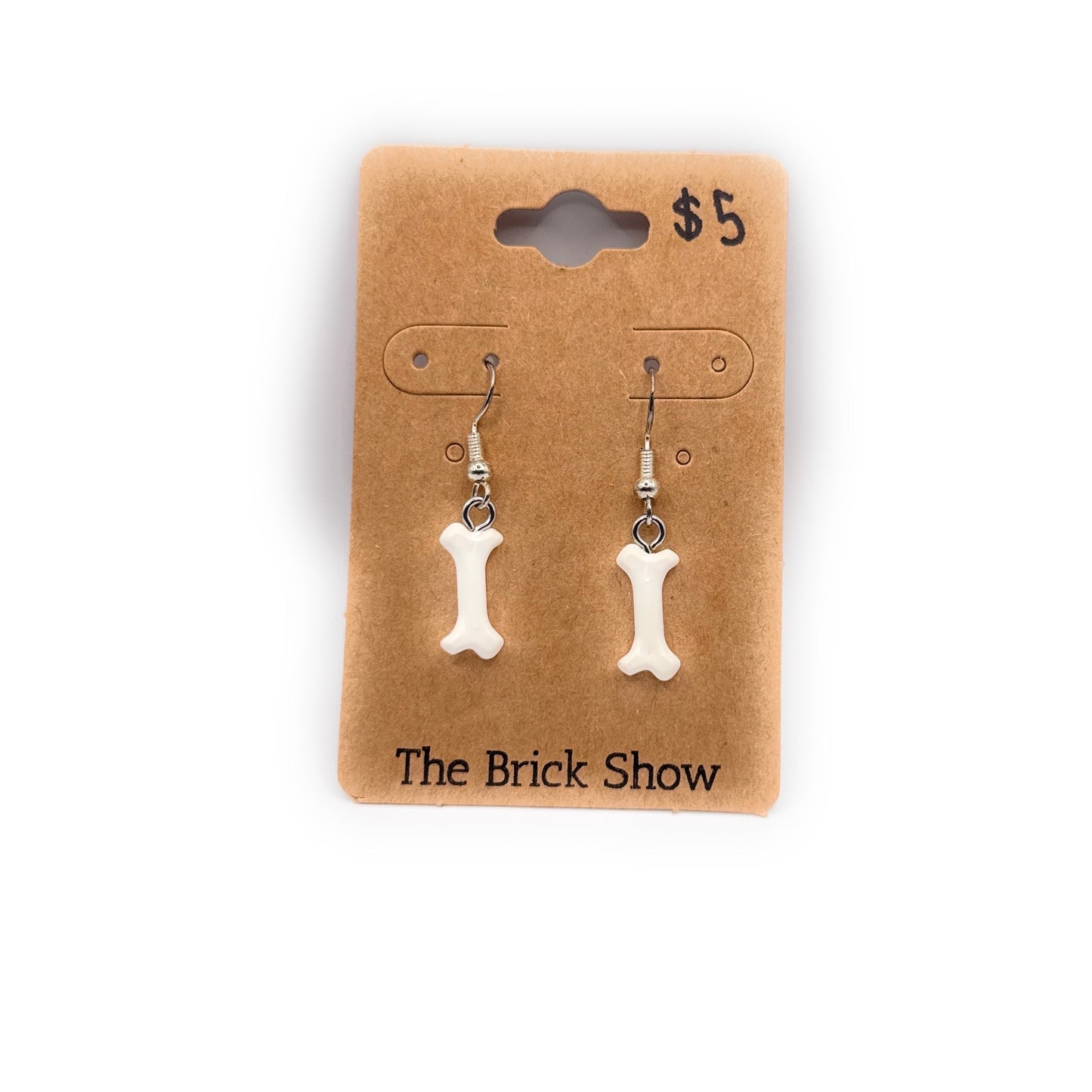 Small Bone Earrings made from LEGO Parts