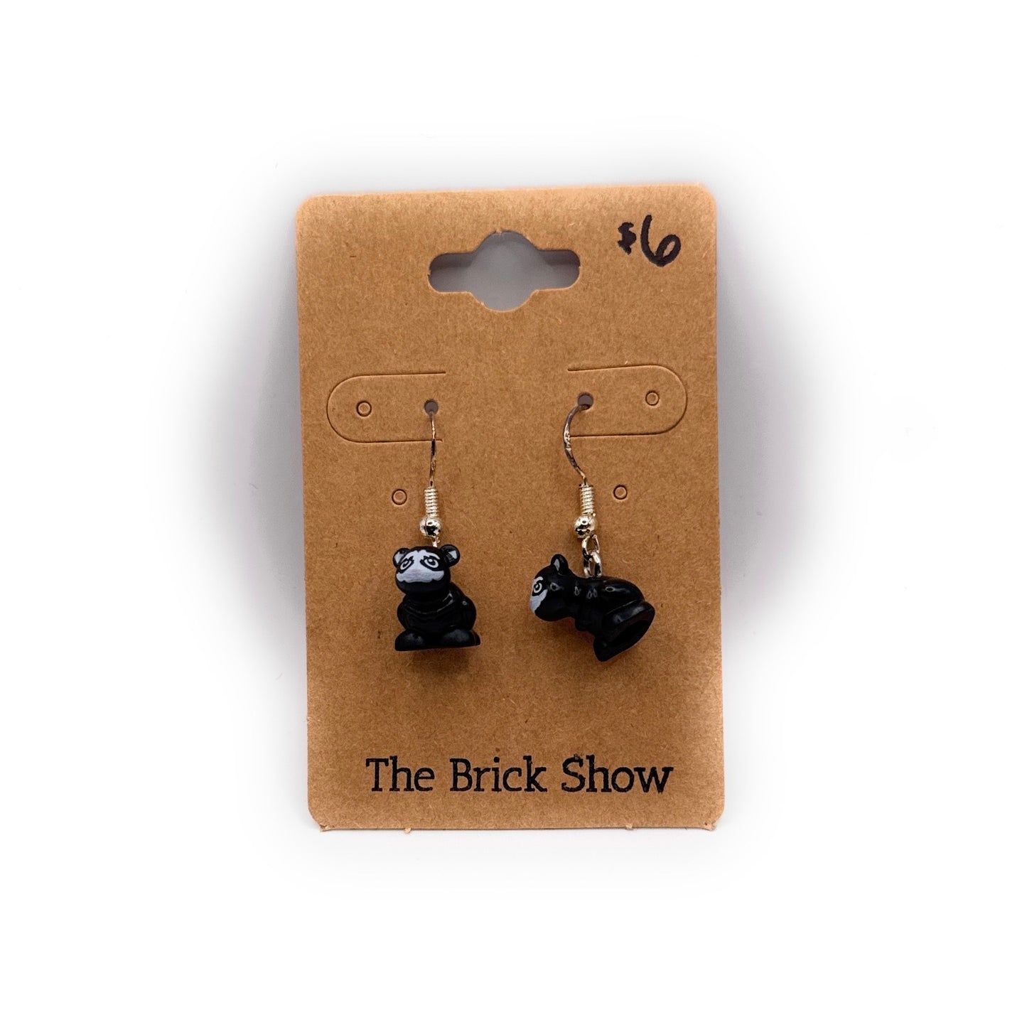 Hamster Earrings made from LEGO Parts