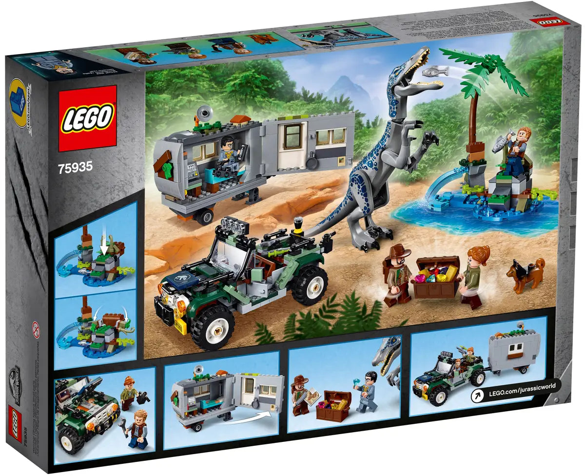 LEGO Jurassic World Baryonyx Face-Off: The Treasure Hunt 75935