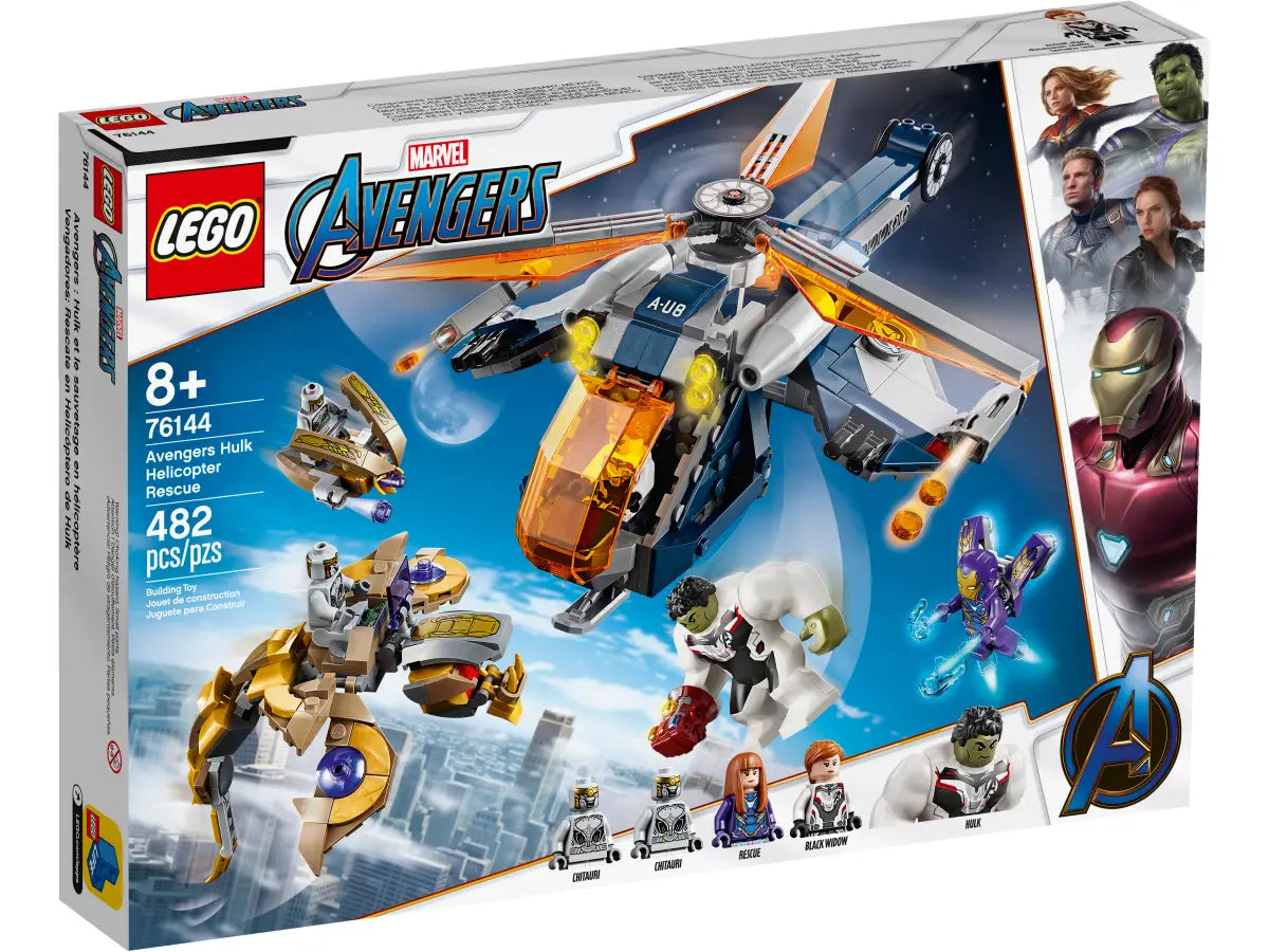 LEGO Marvel Avengers Hulk Helicopter Rescue 76144 – MinifigMadison
