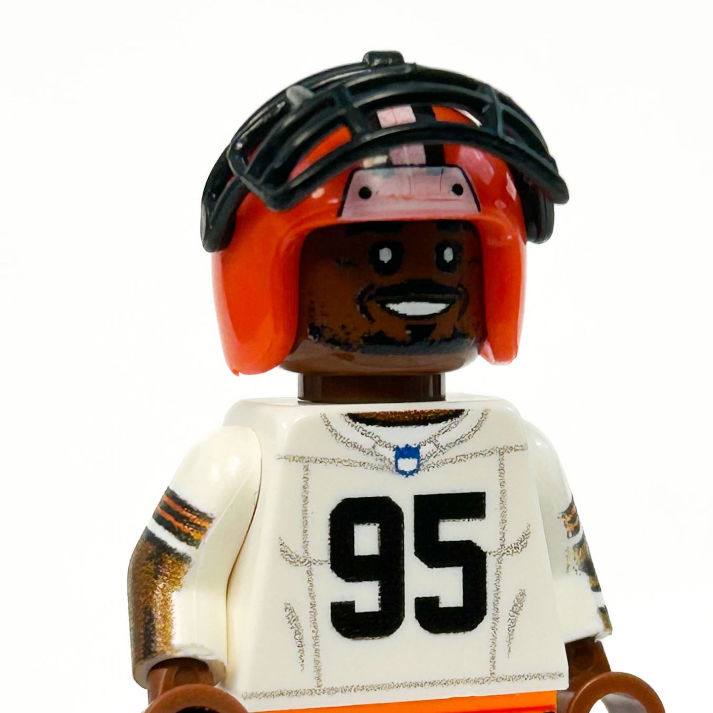 #95 DE Cleveland Football Player Minifig