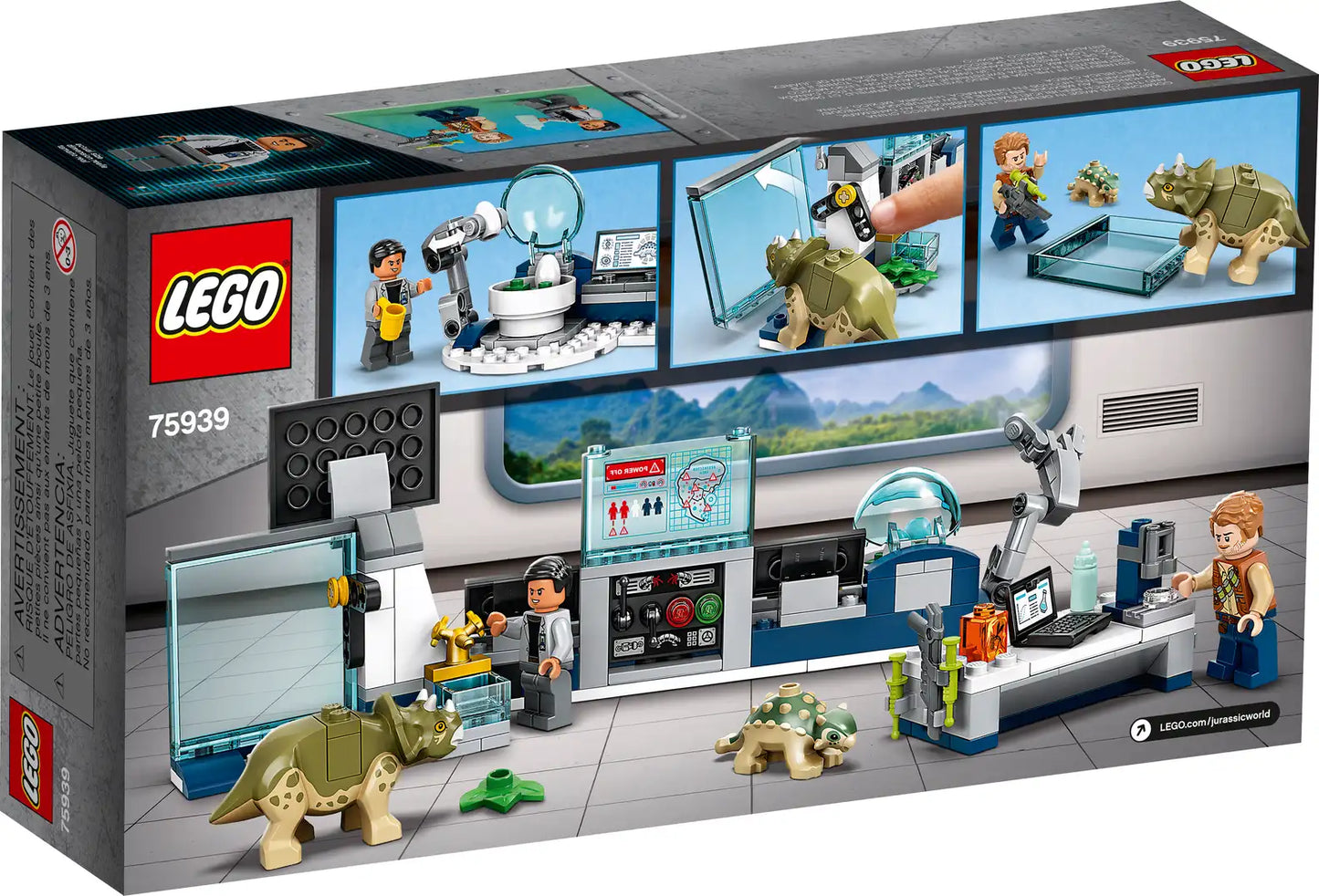 LEGO Jurassic World Dr. Wu’s Lab: Baby Dinosaurs Breakout 75939