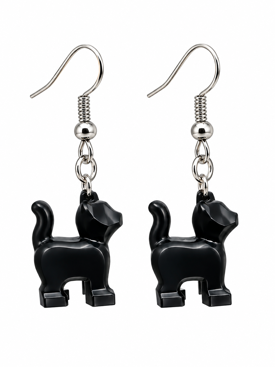 Black Cat Earrings