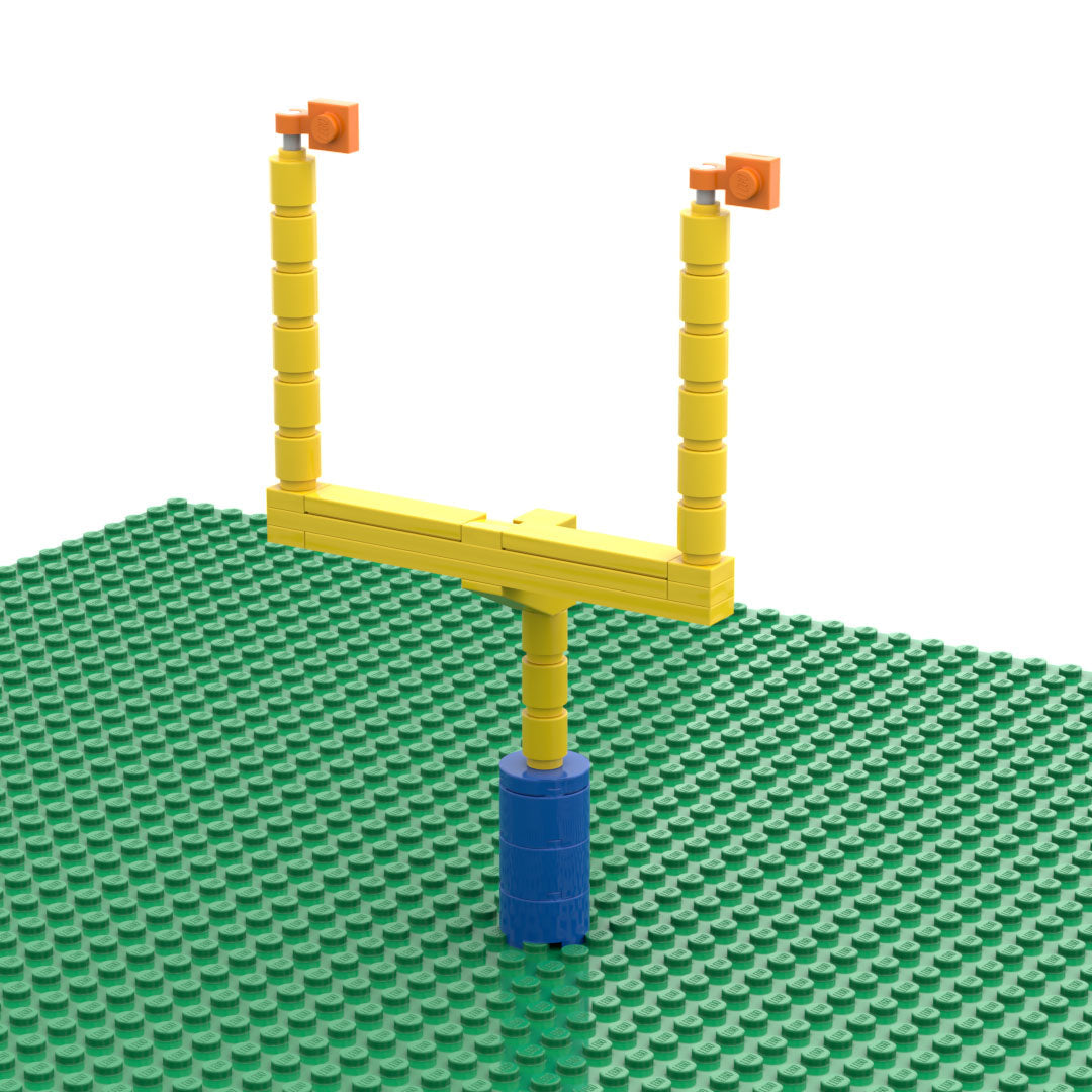 Football Field Goal Post made using LEGO parts