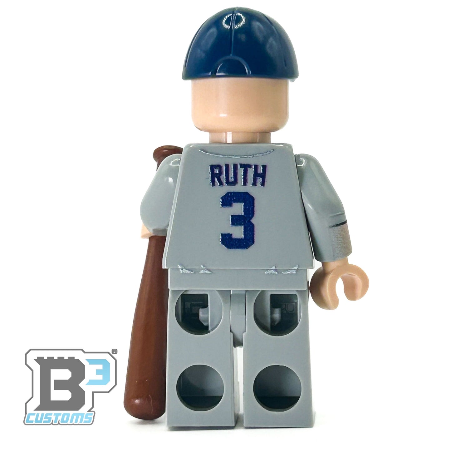 #3 Ruth NY Baseball Player Minifig