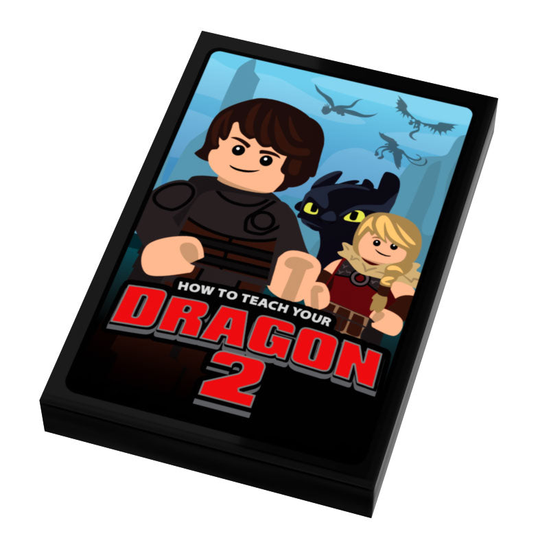 How To Teach A Dragon II Movie Cover (2x3 Tile) - B3 Customs