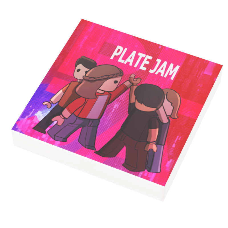 Tile Jam, Ten Custom Music Album Cover (2x2 Tile) - B3 Customs