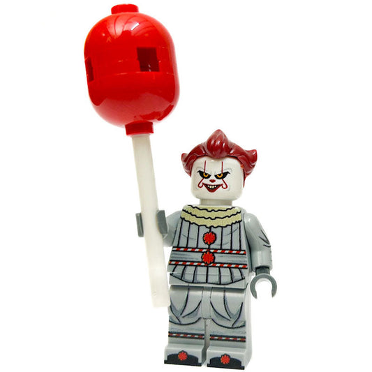 Pennywise Custom Minifig made using LEGO parts - B3 Customs