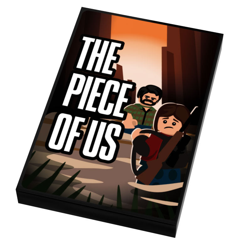 The Piece of Us Video Game Cover (2x3 Tile) made using LEGO parts - B3 Customs