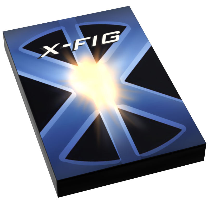 X-Fig Movie Cover (2x3 Tile) made using LEGO part