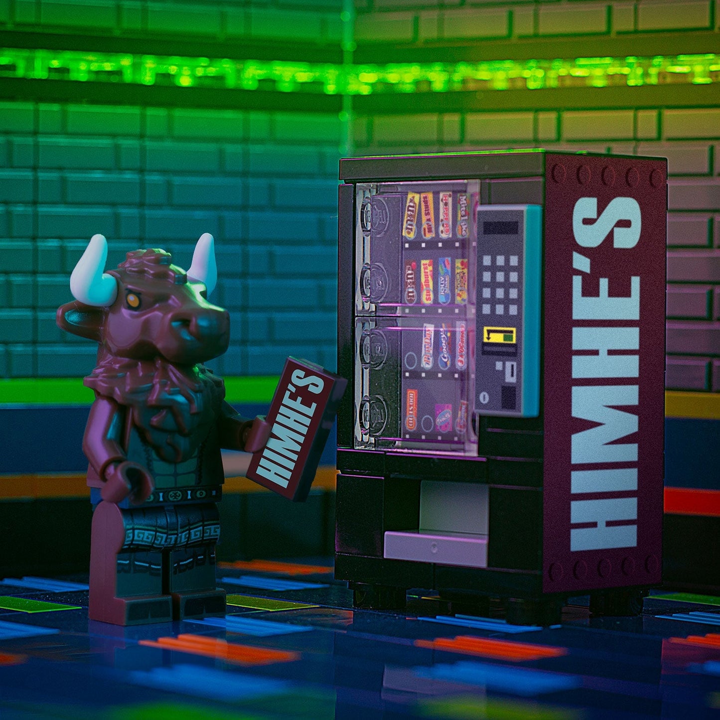 HimHe's - B3 Customs® Candy Vending Machine made using LEGO parts