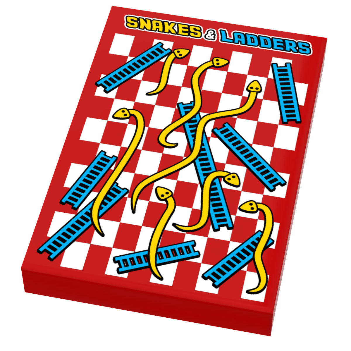 Snakes & Ladders - Custom Printed 2x3 Tile made with LEGO part ...