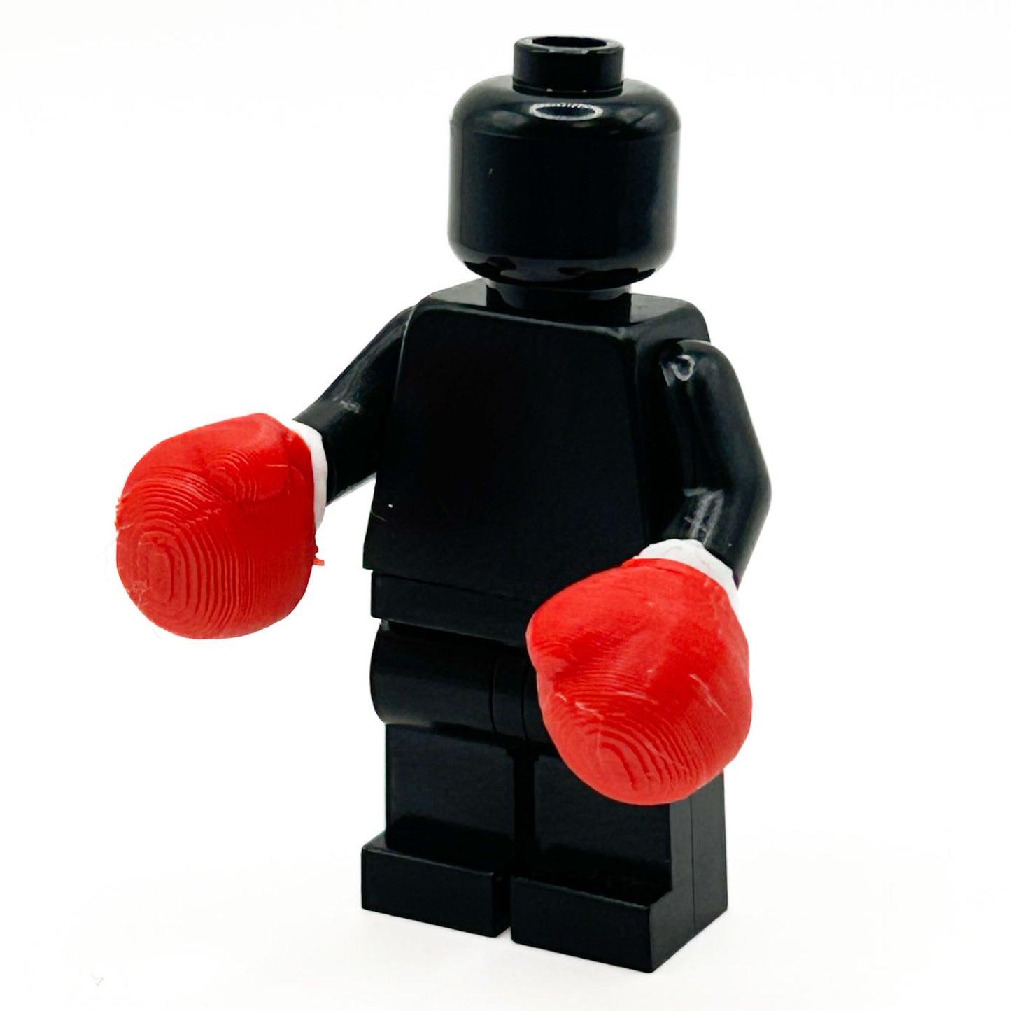 Boxing Gloves (Red/White) for Minifig [3D Printed]