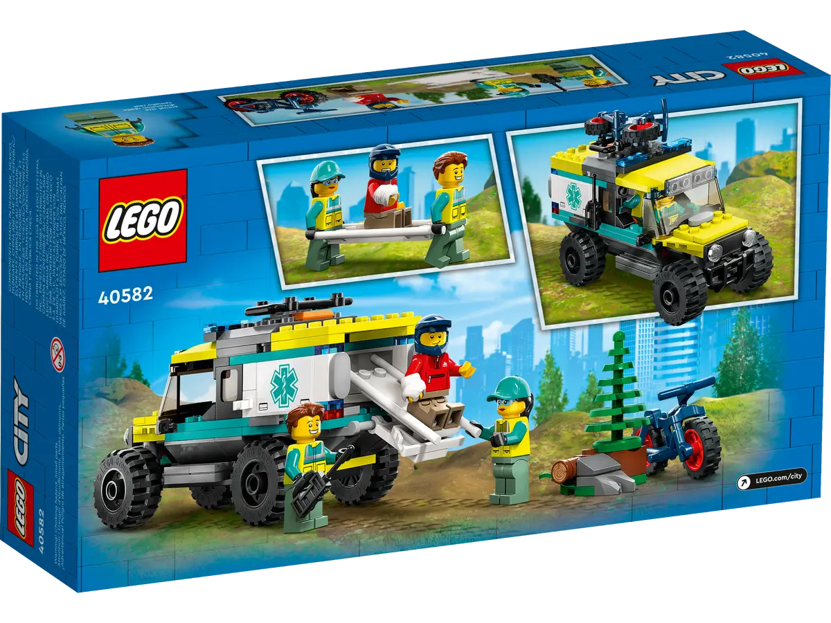 LEGO City 4x4 Off-Road Ambulance Rescue 40582