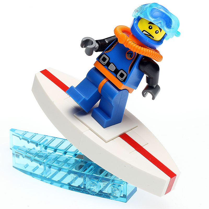 Custom Surfboard with Wave