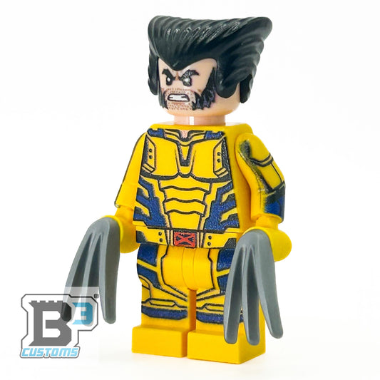 Custom Wolverine Minifig made using LEGO parts