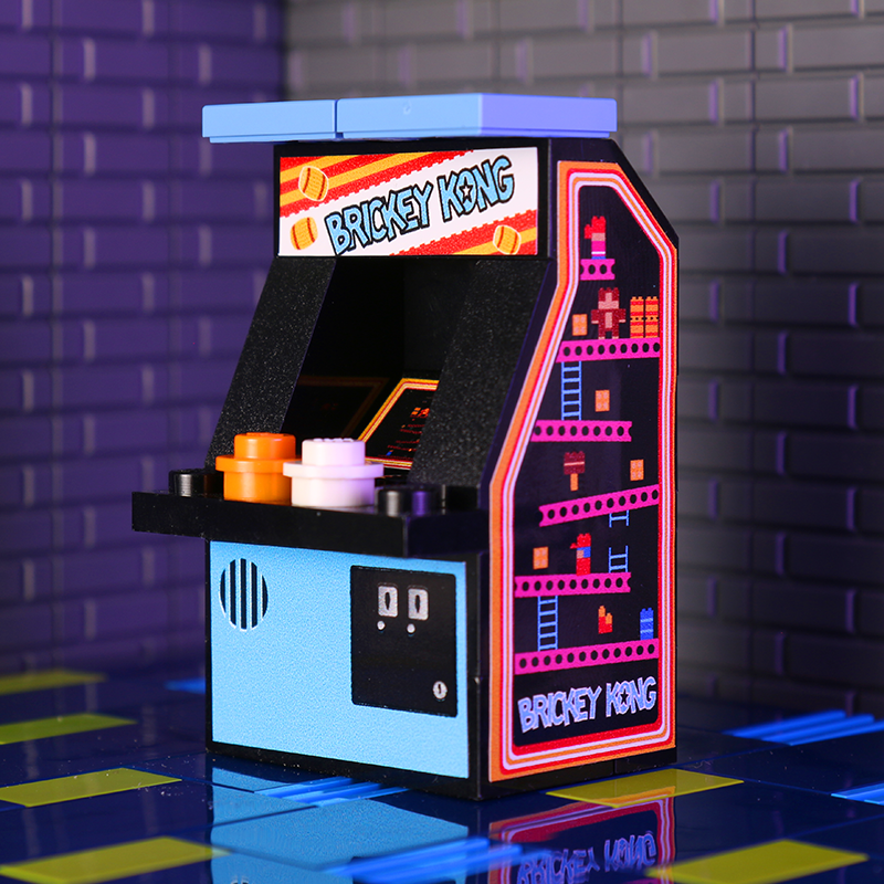 Brickey Kong - Custom Arcade Machine made using LEGO parts