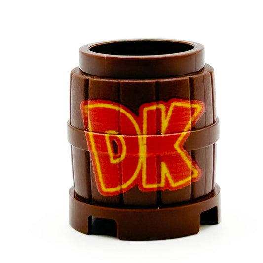 DK Barrel made using LEGO part