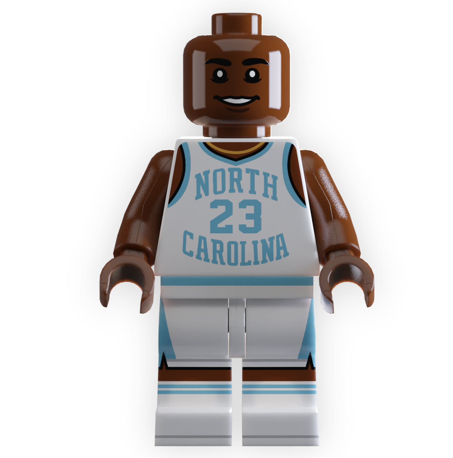 MJ #23 UNC Basketball Player Minifig