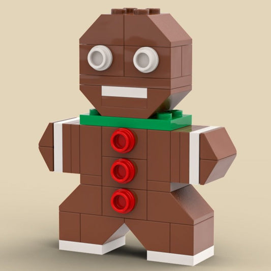 Gingerbread Man - Custom Set made using LEGO parts