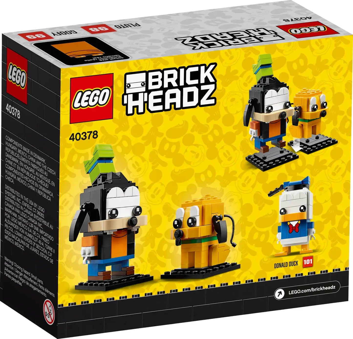 LEGO BrickHeadz Goofy & Pluto 40378