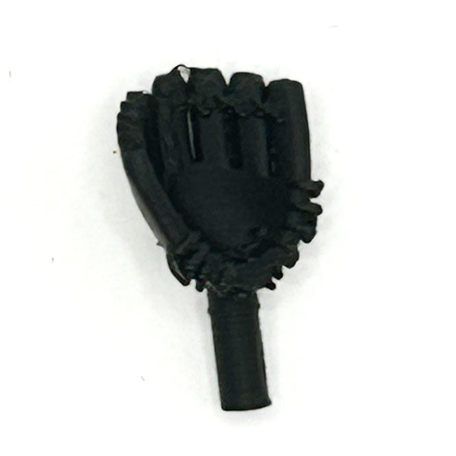 Black Baseball Glove (Left Hand) for Minifig [3D Printed]