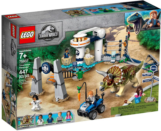 LEGO Jurassic World Triceratops Rampage 75937