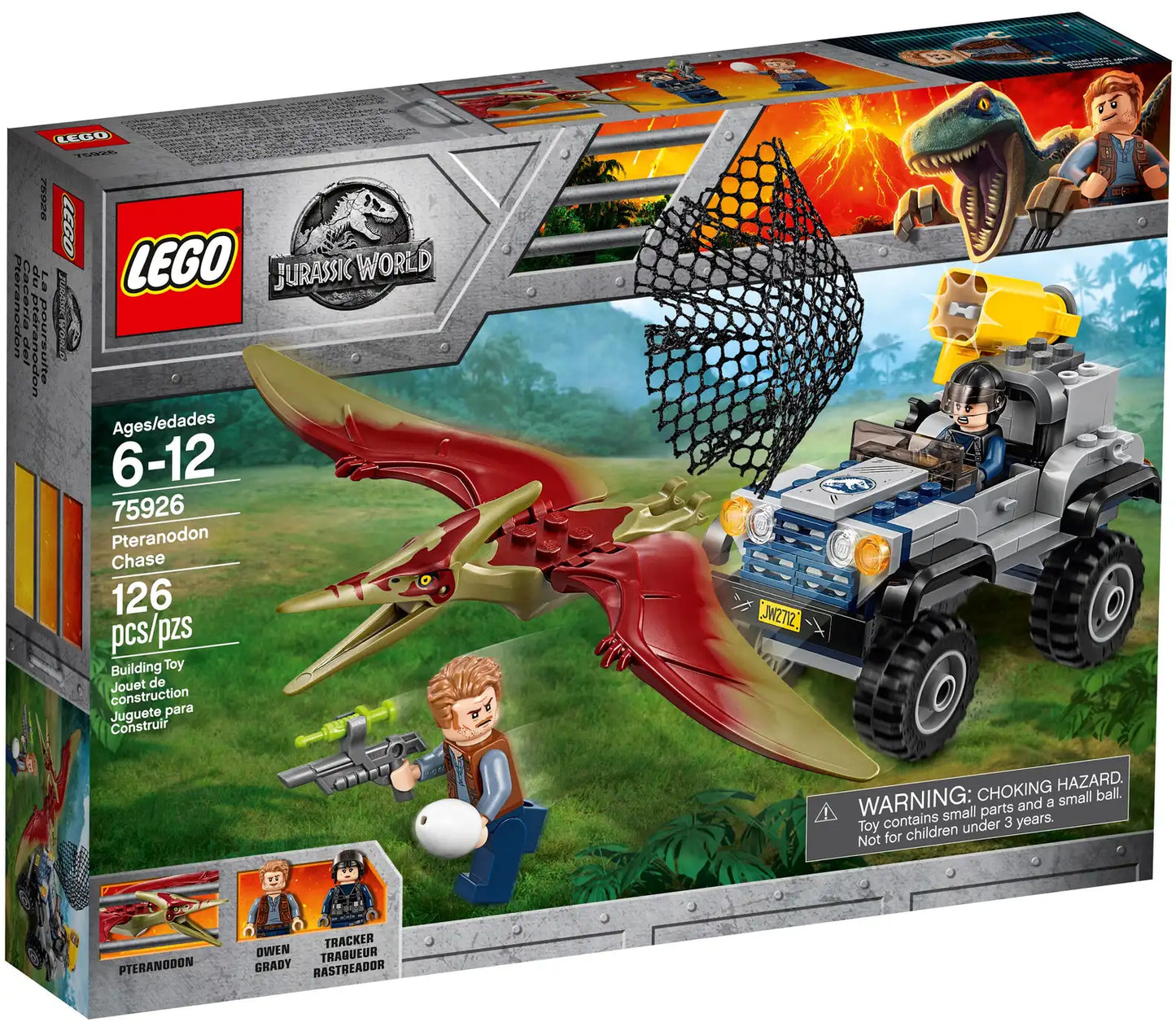 LEGO Jurassic World Pteranodon Chase 75926