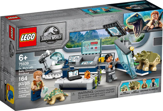 LEGO Jurassic World Dr. Wu’s Lab: Baby Dinosaurs Breakout 75939