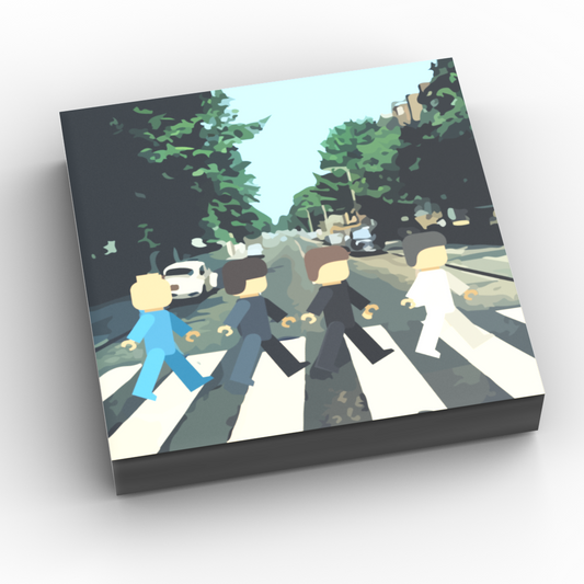 Buildr Road - B3 Customs Music Album Cover (2x2 Tile) made using LEGO part