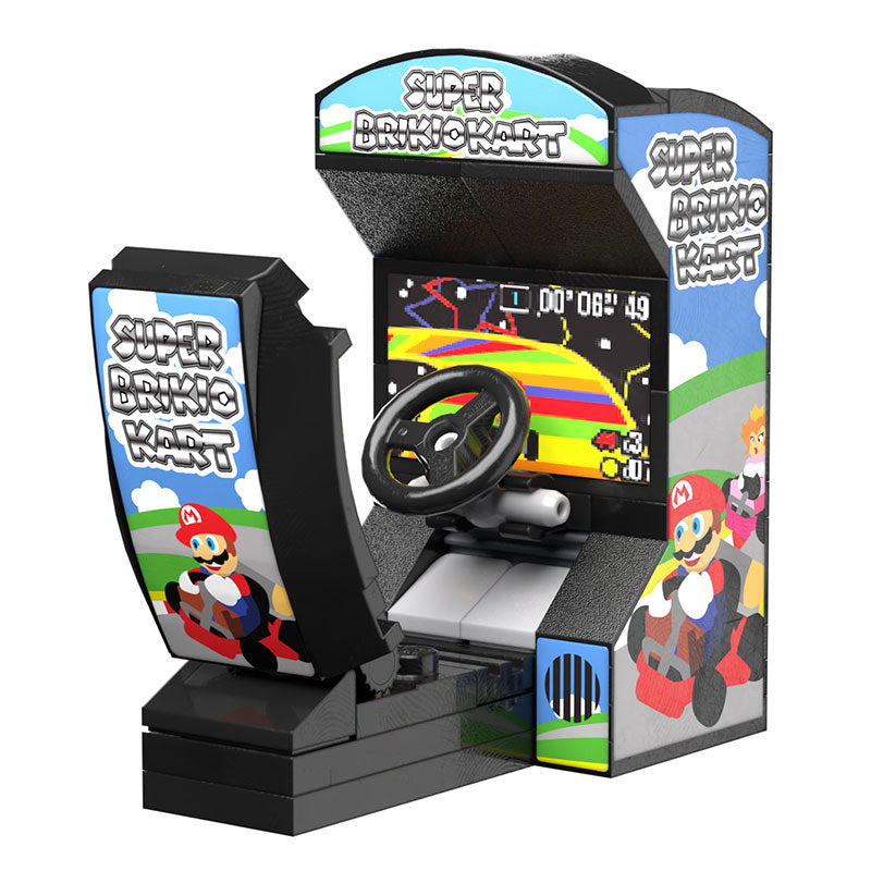 Super Brickio Kart - Custom Arcade Racing Game made using LEGO parts ...