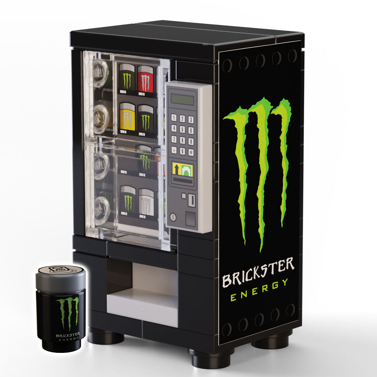 Brickster Energy Drink Minifig Vending Machine