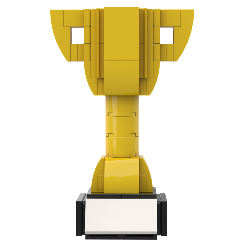 TROPHY Customized made using LEGO parts