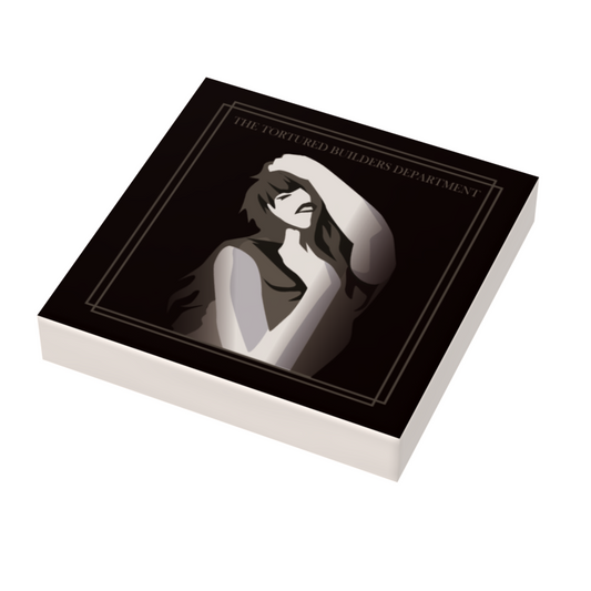 Taylor Bricks The Tortured Builders Dept. Music Album Cover (2x2 Tile)