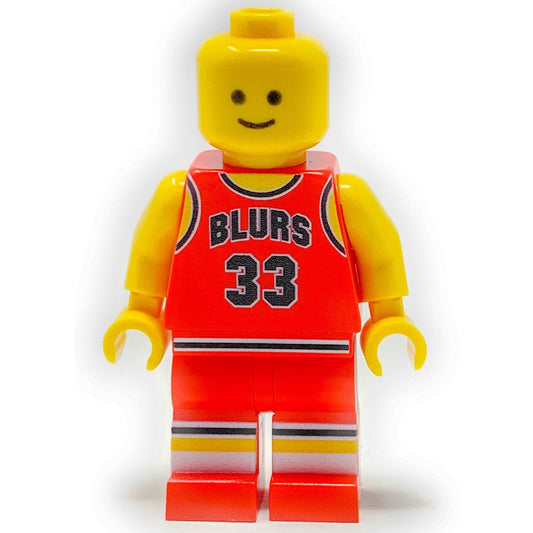 #33 Chicago Blurs - B3 Customs® Basketball Player Minifig