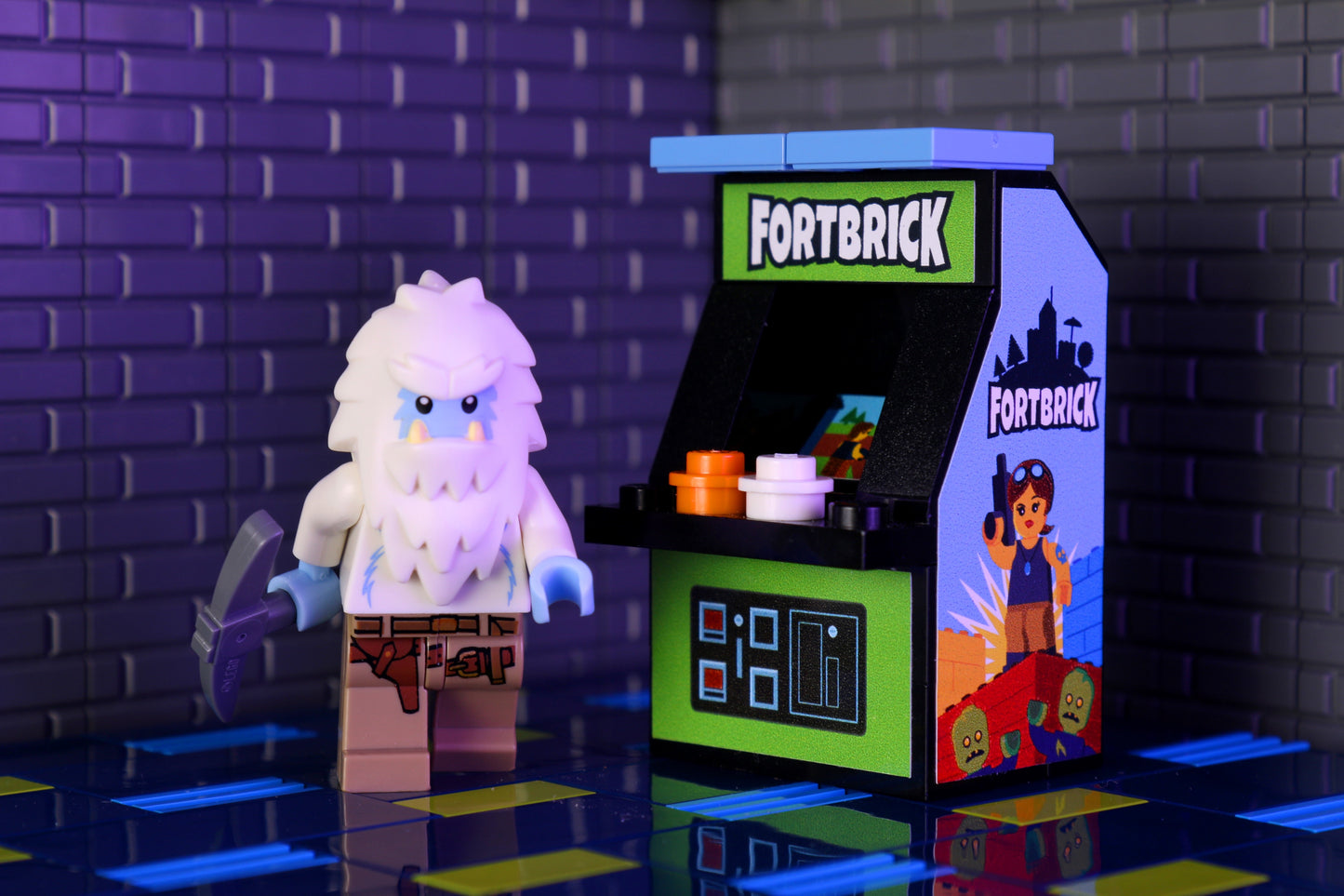 B3 Customs® Fortbrick Arcade Machine Building Set