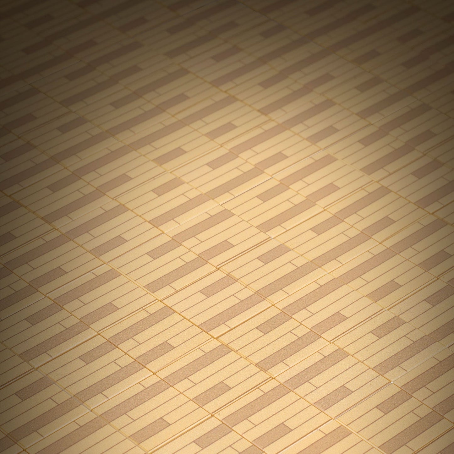 Hardwood Flooring (Light) / Basketball Court - Custom Printed 2x2 Tile